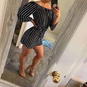 Classy off shoulder Romper